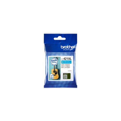 Brother, BROTHER Tintenpatrone HY cyan LC-421XLC DCP-J1050 500 Seiten