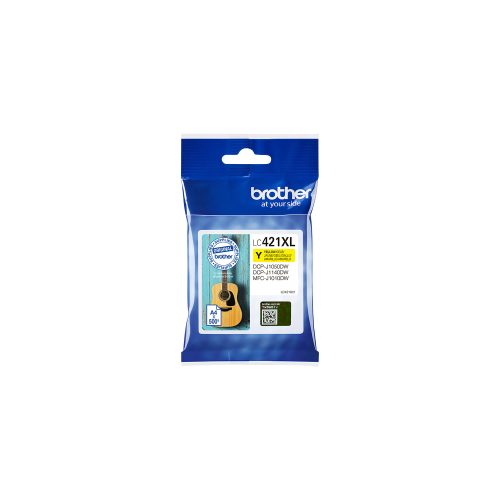 Brother, BROTHER Tintenpatrone HY yellow LC-421XLY DCP-J1050 500 Seiten