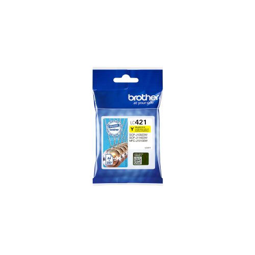 Brother, BROTHER Tintenpatrone yellow LC-421Y DCP-J1050 200 Seiten