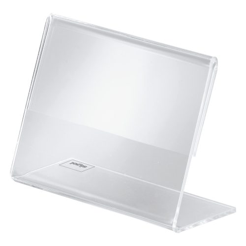 Sigel Tischaufsteller PA107 Transparent Acryl 9 x 3,7 x 6,5 cm 10 Stück