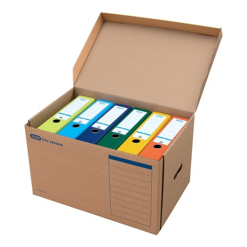 ELBA Systemcontainer Braun Wellpappe 54,5 x 32 x 36 cm 10 Stück