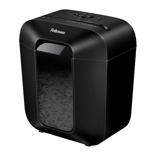 Fellowes Aktenvernichter LX25 Schwarz Cross Cut Sicherheitsstufe P-4 6 Blatt