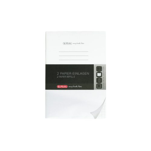Herlitz - Papier-Einlagen, DIN A4, Weiss