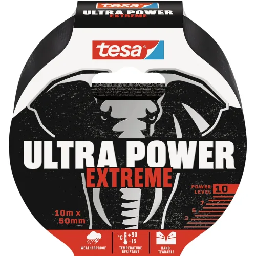 Tesa - Klebeband, 10MX50MM, Black