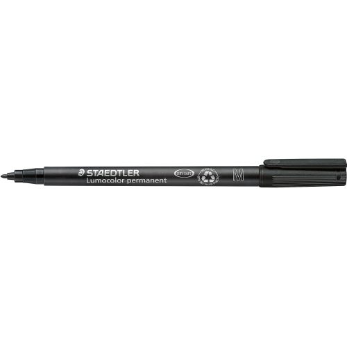 STAEDTLER Lumocolor Folienstifte Mittel Rundspitze Schwarz 10 Stück