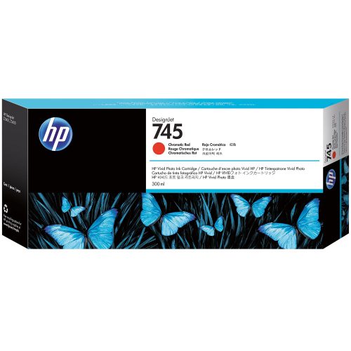 HP 745 DesignJet Druckerpatrone Chromatisches Rot, 300 ml