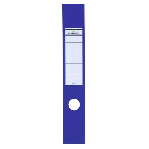 DURABLE ORDOFIX Selbstklebende Ordneretiketten 60 x 390 mm Blau 10 Stück