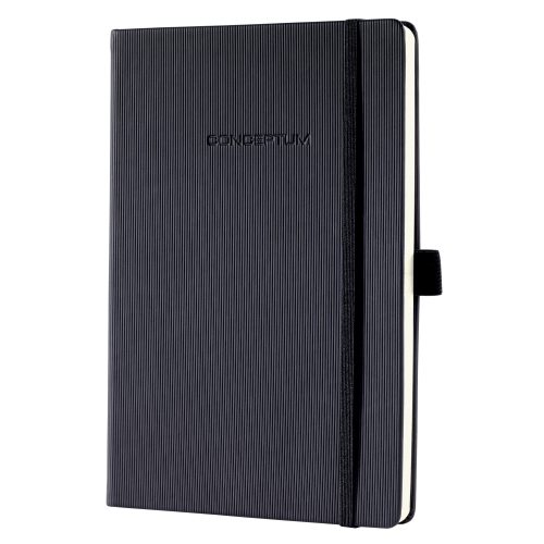 CONCEPTUM, CONCEPTUM Notizbuch 148x213x20mm CO120 blanko schwarz
