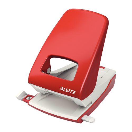 Leitz, LEITZ B&uuml;rolocher NewNeXXt 5.5mm 51380025 rot f. 40 Blatt