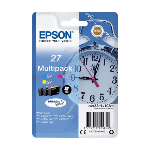 Epson, EPSON Multipack Tinte CMY T270540 WF 3620/7620 300 Seiten