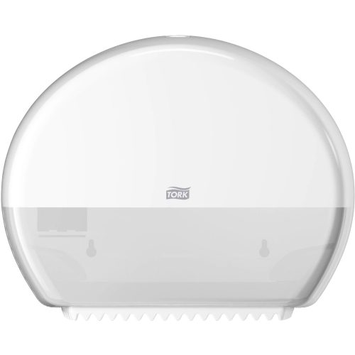 Tork Spender für Mini Jumbo Toilettenpapier Weiss T2, Geschlossen, Elevation Linie, 555500