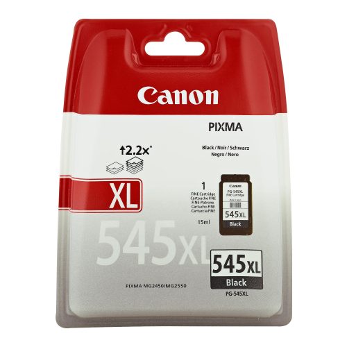 Canon, CANON Tintenpatrone XL schwarz PG-545XL PIXMA MG 2450/2550 15ml