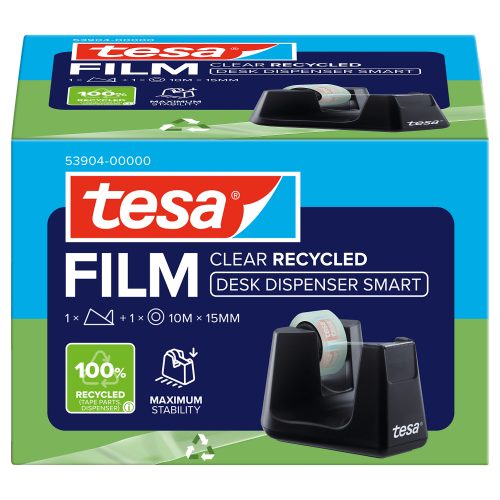 tesa, TESA Tischabroller EasyCut ecoLogo 539040000 Smart, schwarz,1 Rl.eco&clear