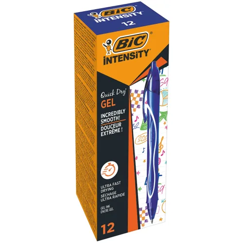 BIC, Bic - Gel-Tintenroller, 1 Stück, Blau Denim