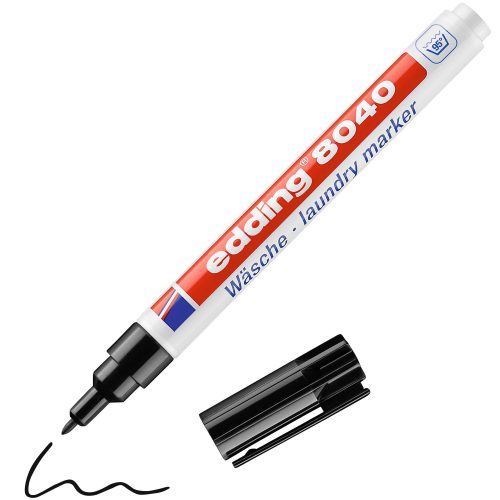 edding, Edding Wäschemarker E-8040 4-8040001 Schwarz 1 mm 1 St./Pack.