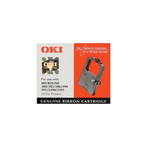 OKI Farbband 09002309 Original ML380 ML385 ML390 ML391 ML3390 ML3391 Passend für Geräte des Herstellers: OKI Schwarz 1
