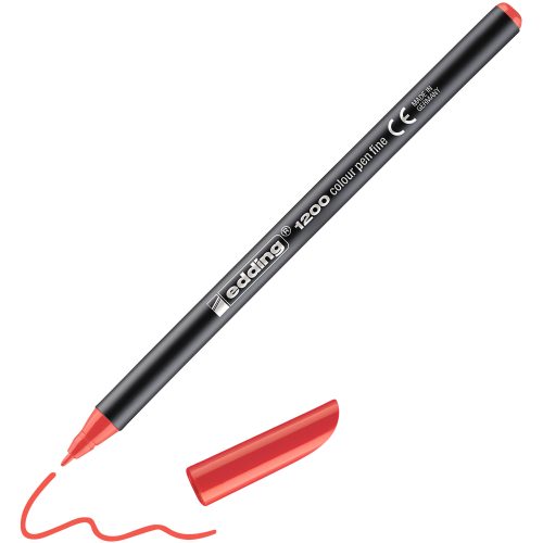 edding, EDDING Faserschreiber 1200 0.5-1mm 1200-2 rot
