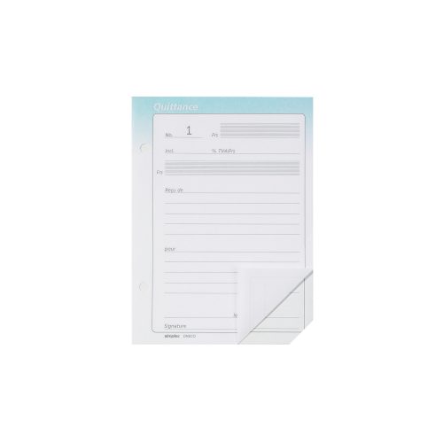 Simplex, SIMPLEX Quittungen F A6 15301F blau/weiss 50x2 Blatt