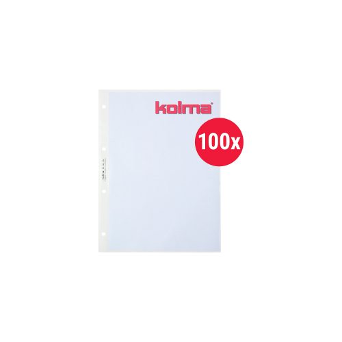 Kolma, KOLMA Zeigetasche Copyresistant A4 57.115.20 transp.,Lisse strong 100 Stk.