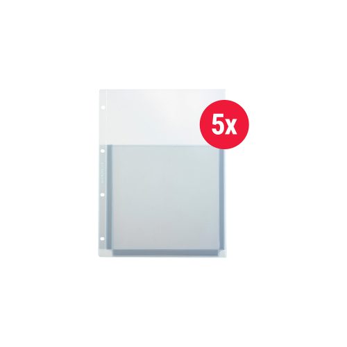 Kolma, KOLMA Zeigetasche PP ExtraS.teild.A4 56.624.20 transp., 20mm, Voluma 5 St&uuml;ck