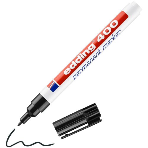 edding, EDDING Permanent Marker 400 -1mm 400-1 schwarz