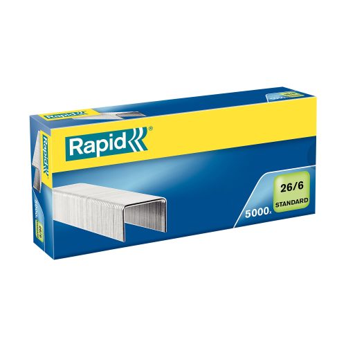 RAPID, RAPID Heftklammern 26/6 verzinkt 24861800 max. 20 Blatt 5000 St&uuml;ck