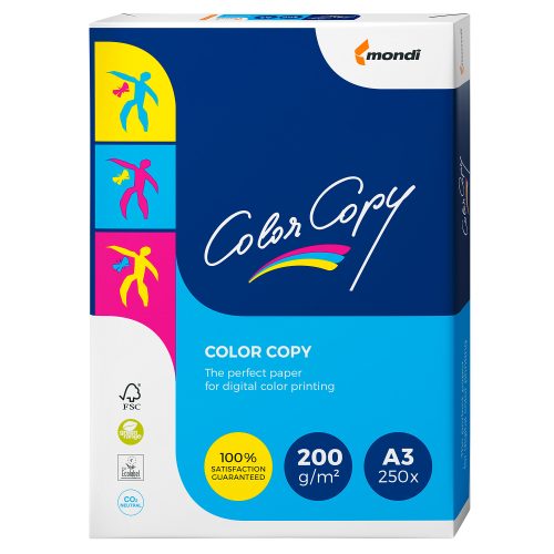MONDI, MONDI Color Copy Paper A3 88008639 200g, weiss 250 Blatt