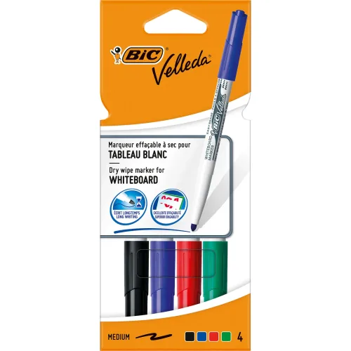 BIC, BIC Marker Velleda 1741 4,5mm 9581501 ass. 4 St&uuml;ck