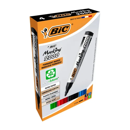 BIC, BIC Marker 2000 Ecolutions 8209112 4 Farben ass.