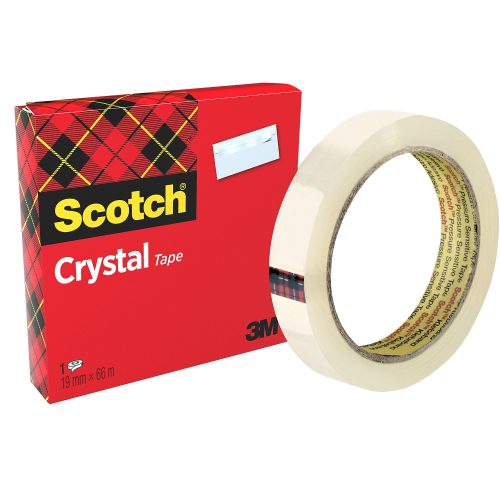 Scotch, SCOTCH Crystal Clear 600 19mmx66m C6001966 kristallklar