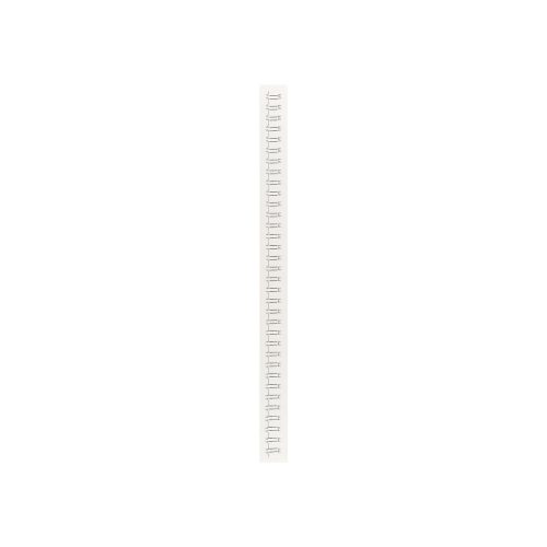 GBC, GBC Drahtbinder&uuml;cken 6mm A4 RG810497 silber, 34 Ringe 100 St&uuml;ck