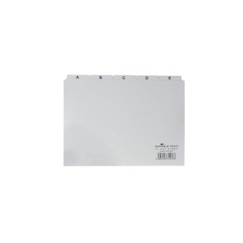 DURABLE Leitregister DIN A6 Weiß 14,8 x 10,5 cm 25 Stück