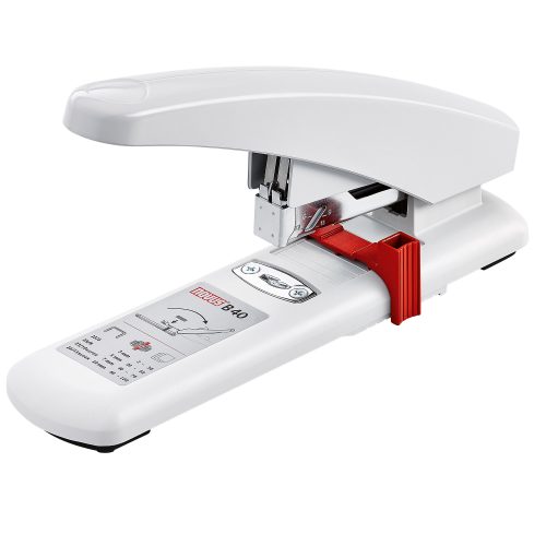 Novus Blockheftgerät B 40 Halber Streifen 100 Blatt Grau 23/6;23/8;23/10;23/13 Kunststoff, Metall