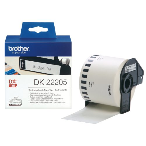 PTOUCH, PTOUCH Endlos-Etiketten 62mmx30.48m DK-22205 QL-500/550 Papier Rolle