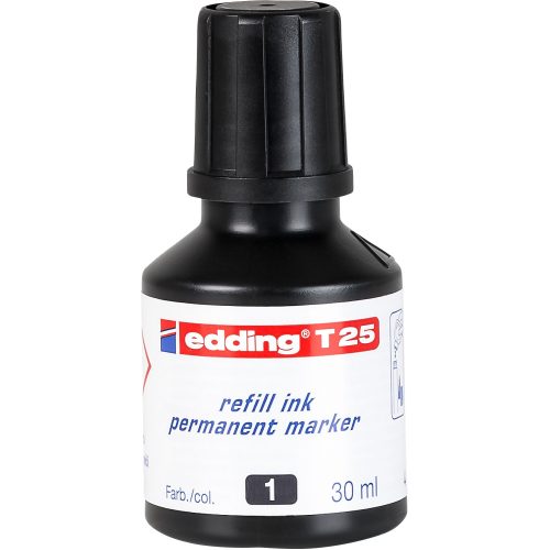edding, EDDING Nachf&uuml;lltuschen T25 T-25-1 schwarz 30ml