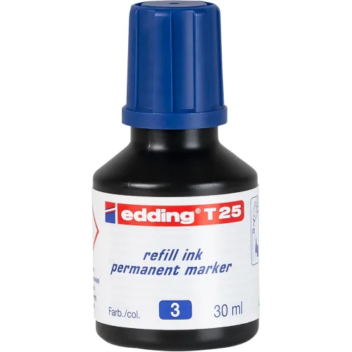 edding, EDDING Nachf&uuml;lltuschen T25 T-25-3 blau 30ml