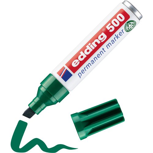 edding, EDDING Permanent Marker 500 2-7mm 500-4 gr&uuml;n