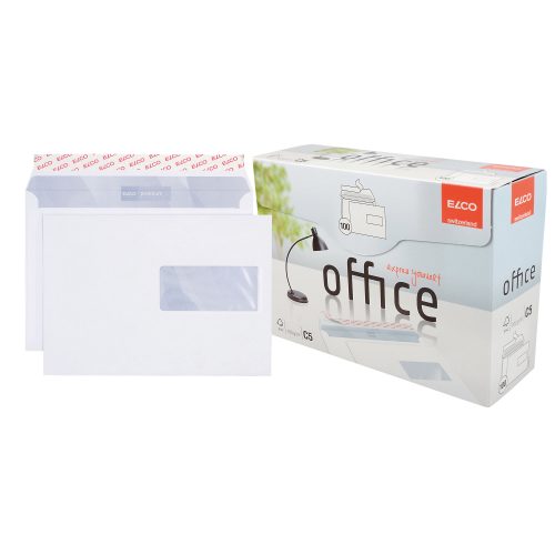 Elco, ELCO Couvert Office Fenster re. C5 74536.12 100g,hochweiss,Kleber 100 Stk.