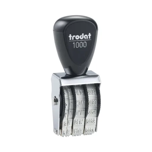 Trodat Textstempel Classic 1000 Grau, Schwarz