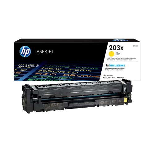 HP, HP Toner-Modul 203X yellow CF542X CLJ Pro M254/MFP M280 2500 S.