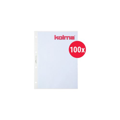 Kolma, KOLMA Zeigetasche Copyresistant A4 57.117.20 transp., lisse 100 St&uuml;ck