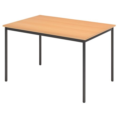 Hammerbacher Vierfußtisch Buche/Schwarz 120 x 72 x 80 cm