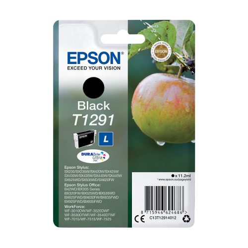 Epson, EPSON Tintenpatrone schwarz T129140 Stylus SX420W 11.2ml