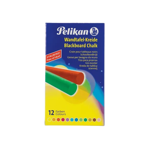 Pelikan Kreide Farbig sortiert 12 Stück