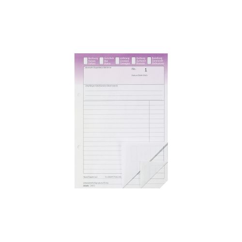 Simplex, SIMPLEX Kombiblock D/F/I A5 15508 weiss 50x3 Blatt