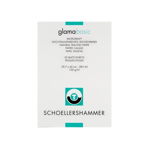 SCHOELLERSHAMMER Skizzenblock DIN A3 102 g/m² 297 x 420 mm Transparent 50 Blatt