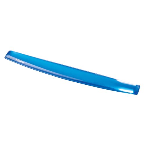Fellowes, FELLOWES Handgelenkauflage Crystals 9113709 blau, f&uuml;r Tastatur, Gel