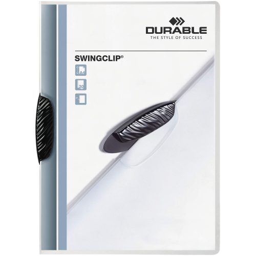 DURABLE, DURABLE Klemmhefter SWINGCLIP 2260/01 f&uuml;r 30 Blatt A4 schwarz