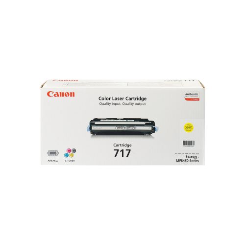 Canon 717Y Original Tonerkartusche Gelb Gelb