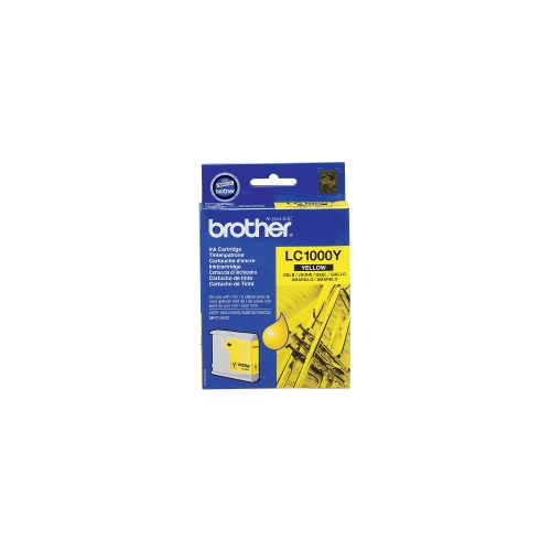 Brother, BROTHER Tintenpatrone yellow LC-1000Y DCP-130C/MFC-240C 400 Seiten